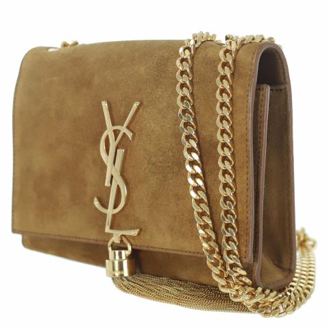 Ysl suede tassel online bag